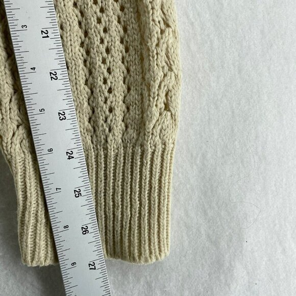 Coincidence & Chance Sweater Women's Sz XS/S Beige Knitted Round Neck Pullover - Picture 4 of 10